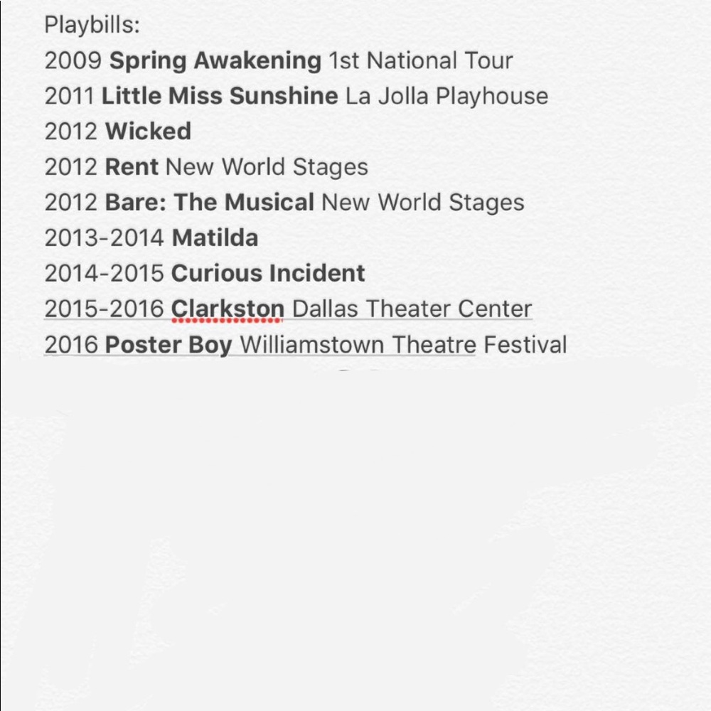 (ISO! help!) Broadway Playbills